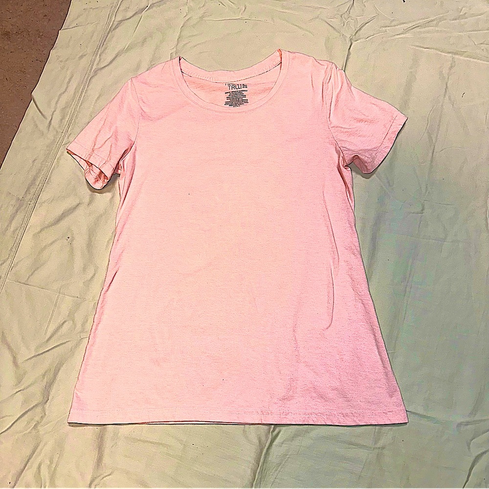 Solid Baby Pink T-Shirt